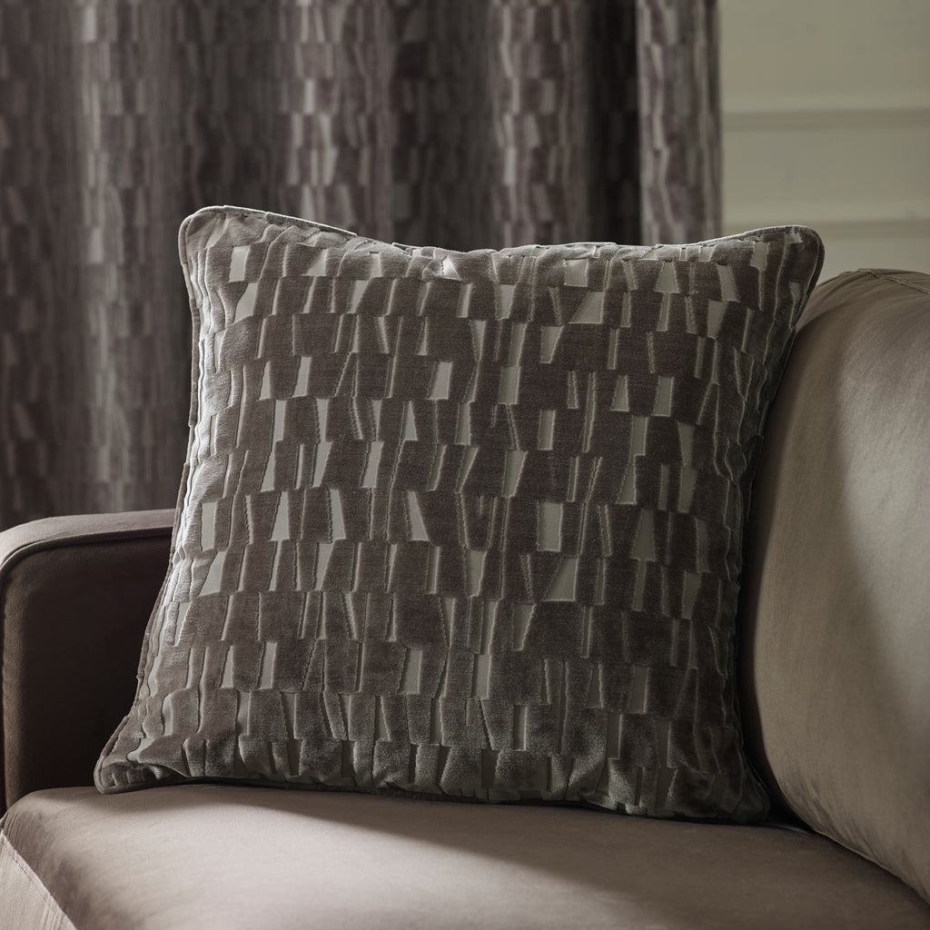 Manhattan Velvet Cushion Mink