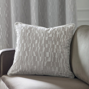 Manhattan Velvet Cushion Silver