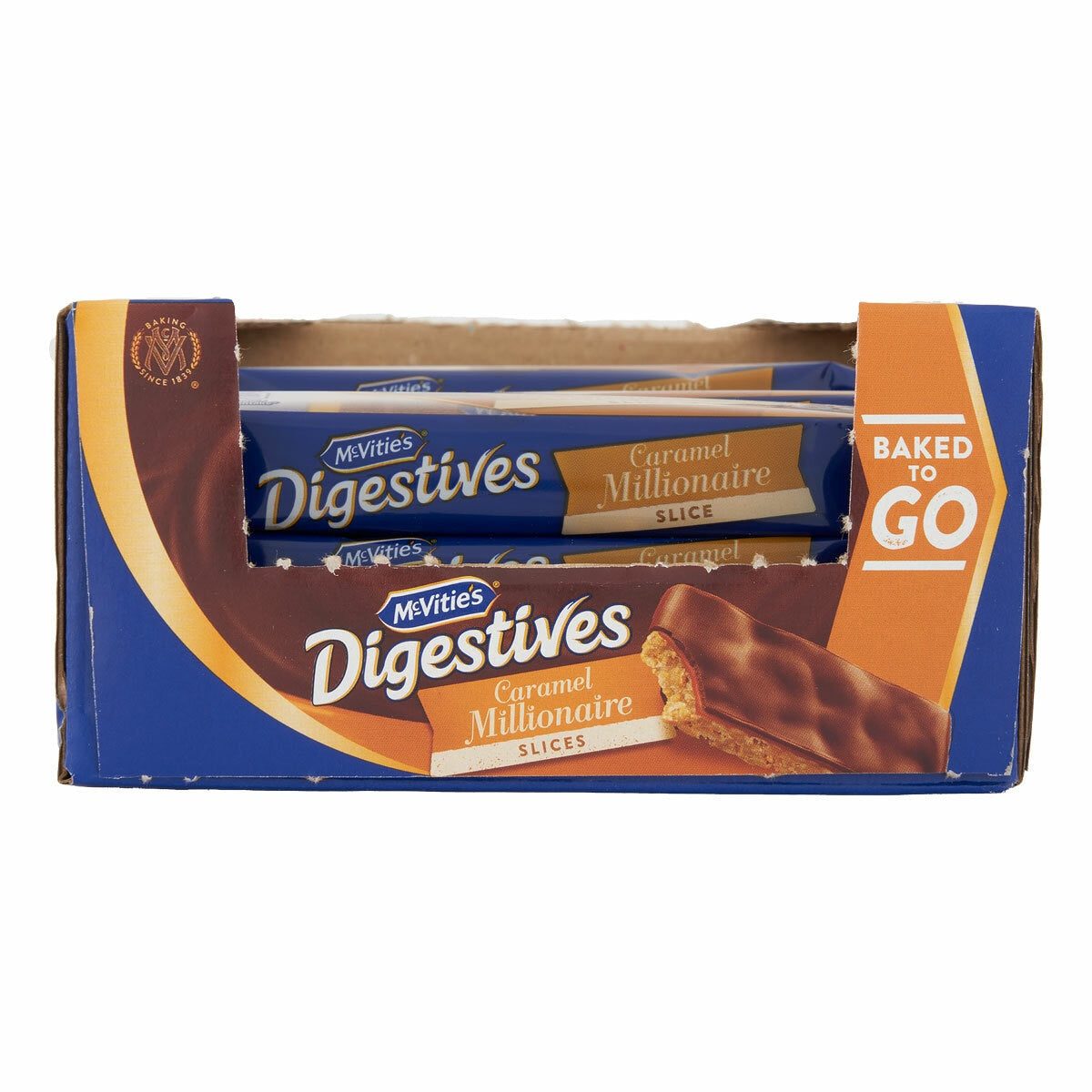 Mcvities Digestives Caramel Millionaire Slice, 12x59g