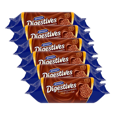 McVities Milk Chocolate Digestives, 6 x 266g
