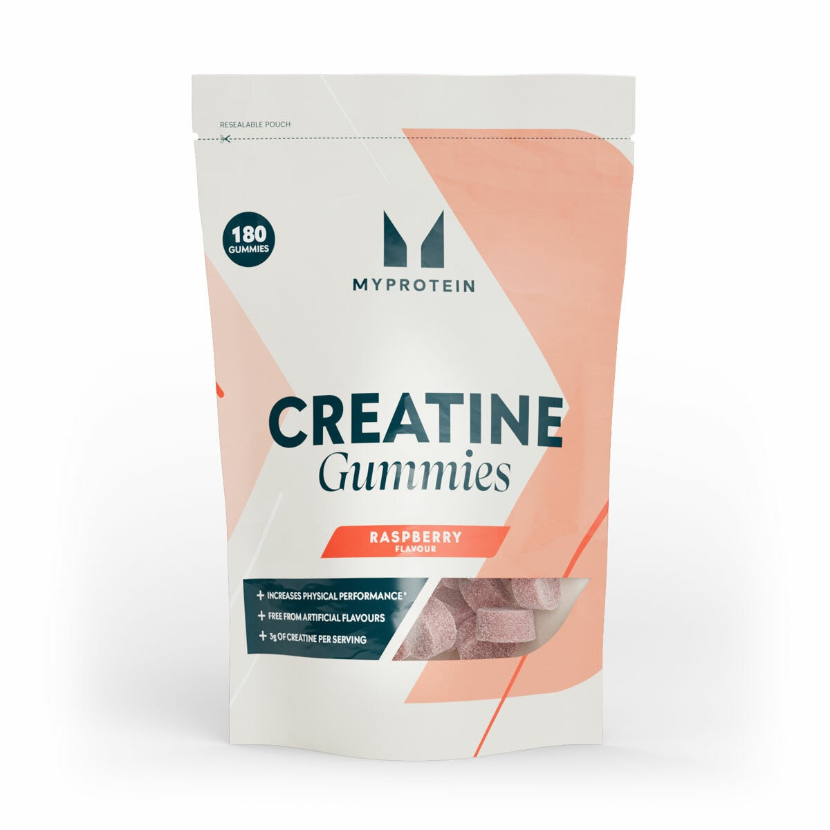 MyProtein Creatine Gummies Raspberry, 180 Count