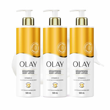 Olay Body Lotion, Vitamin C, 3 x 500ml