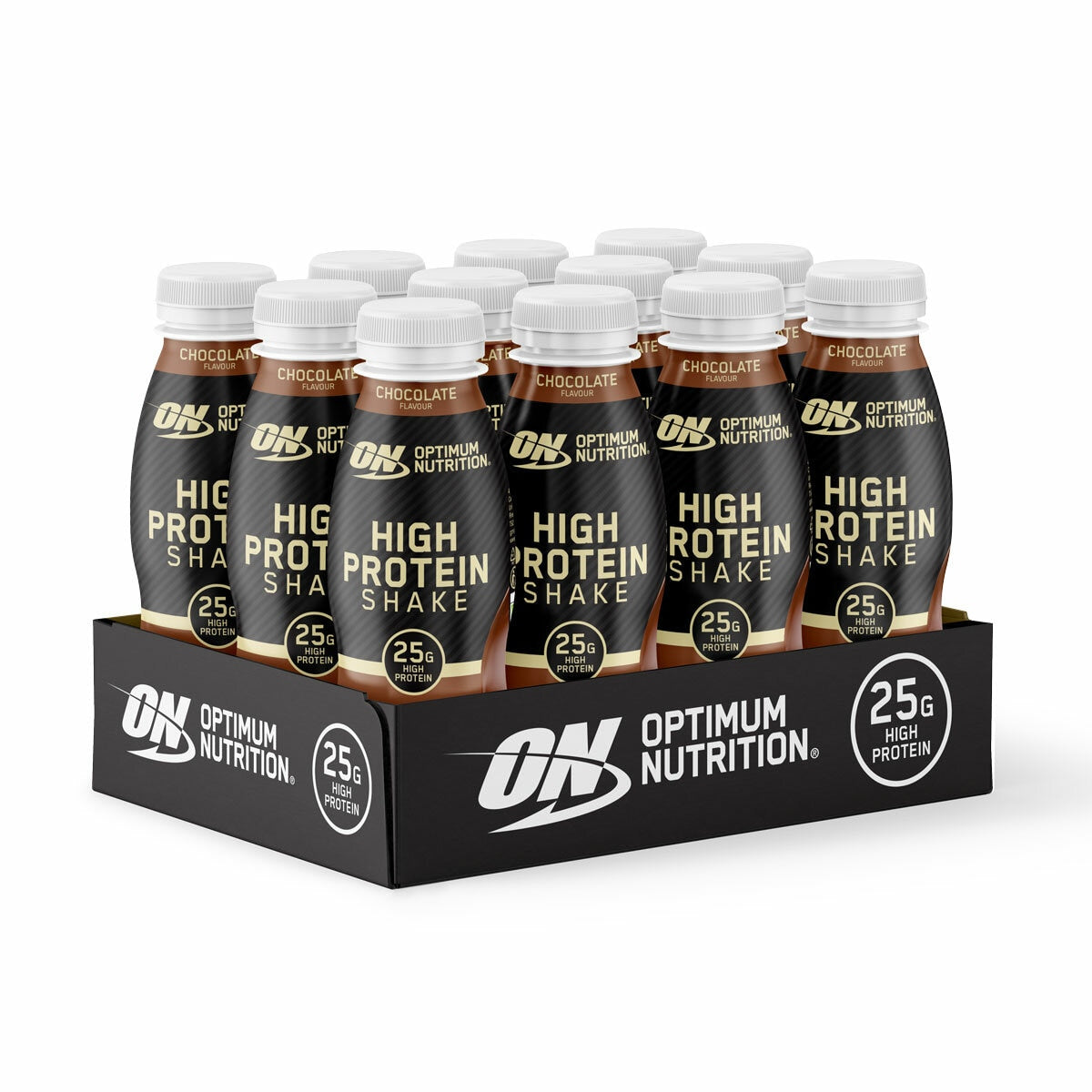 Optimum Nutrition Protein Shake Chocolate, 12 x 330ml
