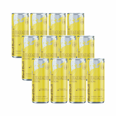 Red Bull Summer Citrus Zest PMP £1.75, 12 x 250ml