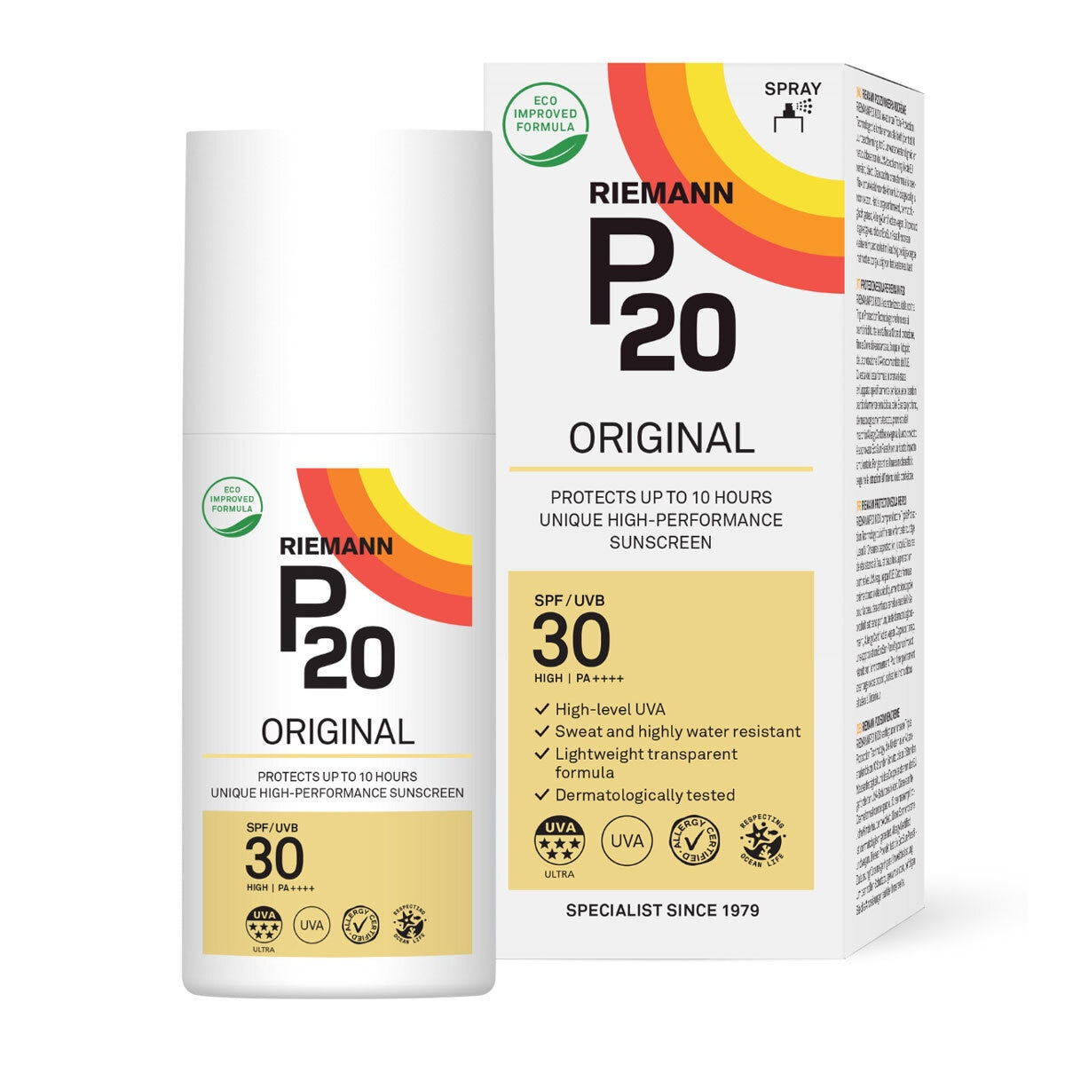 Riemann P20 Original SPF 30 Spray, 200ml