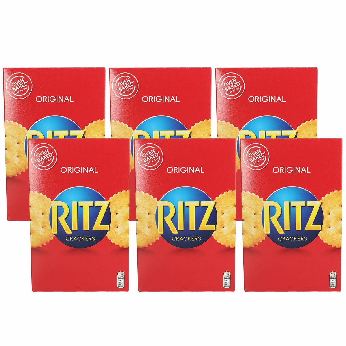 Ritz Original Crackers, 6x200g