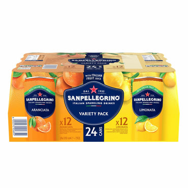 San Pellegrino Orange and Lemon, 4 x 6 x 330ml