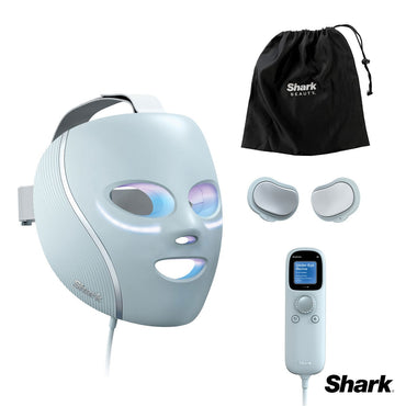 Shark FW312UK CryoGlow Under-Eye Cooling & LED Anti-Ageing & Blemish Repair Mask in Blue Frost