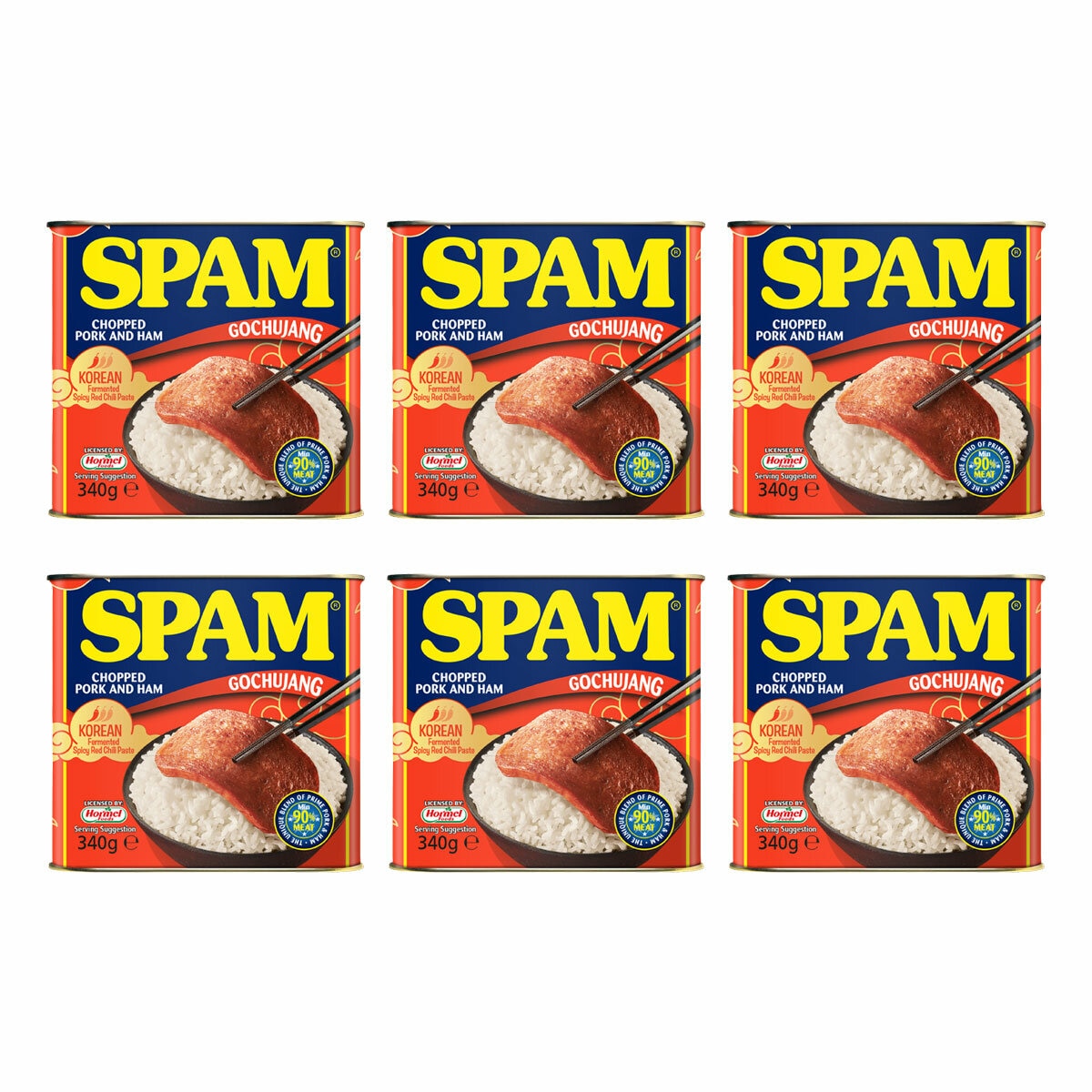 Spam Gochujang, 6x340g