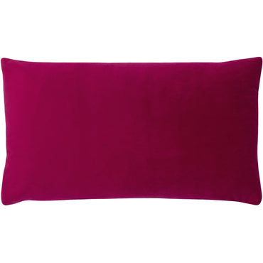 Sunningdale Velvet Rectangular Cushion Cerise