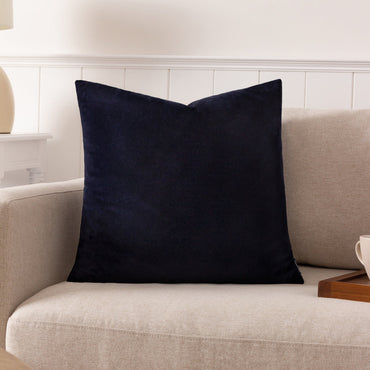 Sunningdale Velvet Square Cushion Midnight