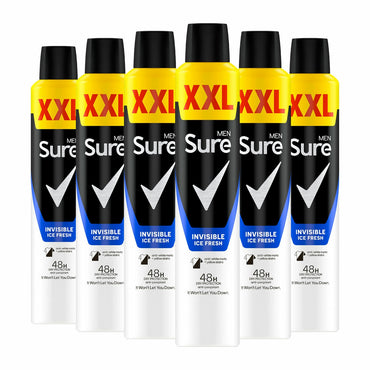 Sure Men Anti-Perspirant, 6 x 300ml