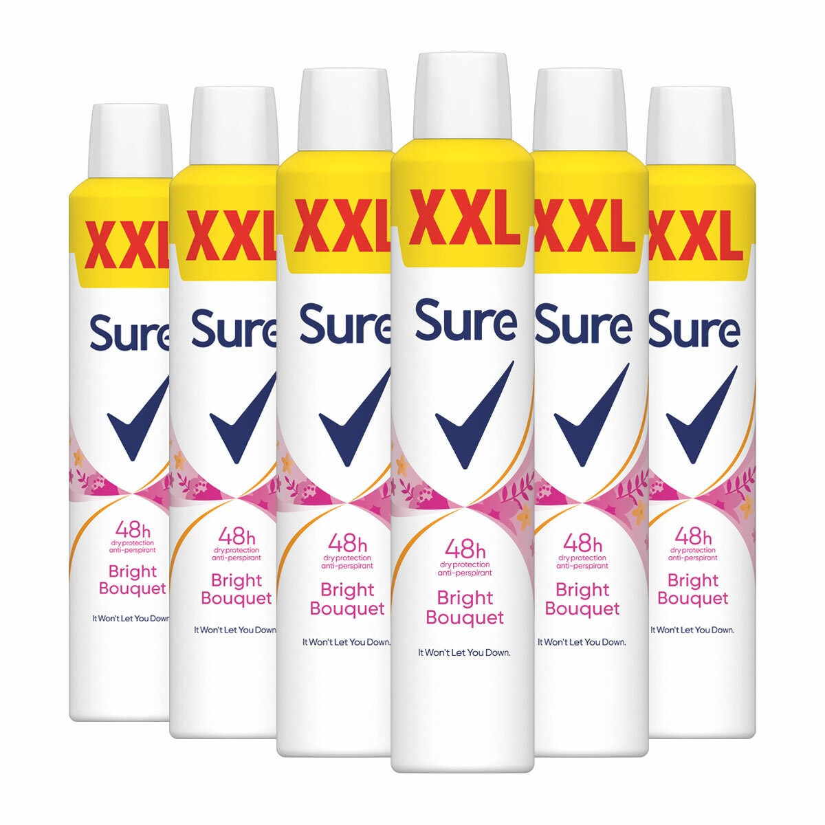 Sure Women Anti-Perspirant, 6 x 300ml