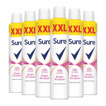 Sure Women Anti-Perspirant, 6 x 300ml