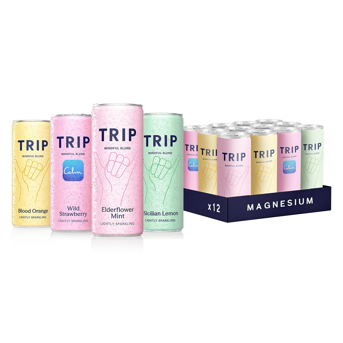 Trip Mindful Blends Summer Mixed Pack, 12 x 250ml