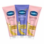 Vaseline Lotion Gluta Hya Serum Burst, 3x 200ml